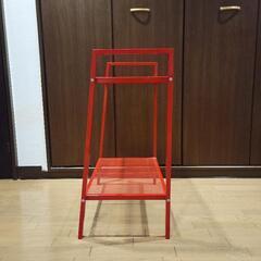 IKEA　レールベリ　低型ワイド　赤の画像