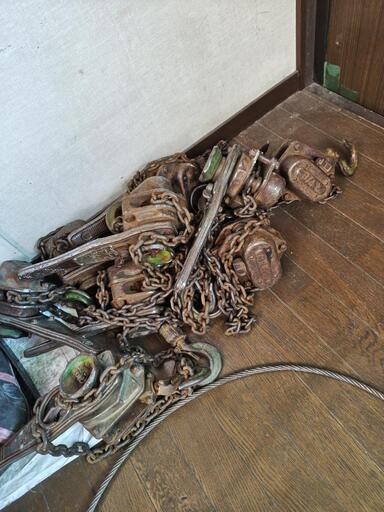 中古　トラックの荷締め用品