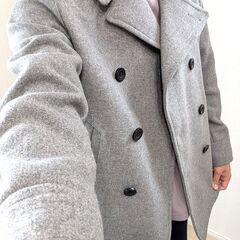 GU グレーコート Lサイズ｜着用少なめ・美品の画像