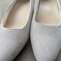 GU ベージュ　パンプス　23.5cmの画像