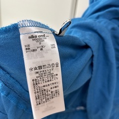 niko and... ニコアンド 2WAYハシゴレースキャミソール F/ブルー トップス の画像