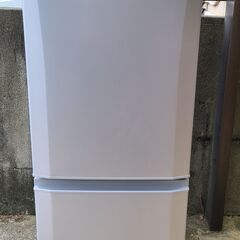 三菱電機 2ドア 146L 冷蔵庫 MR-P15D-S 2019年製