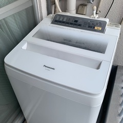 外置きの洗濯機です。