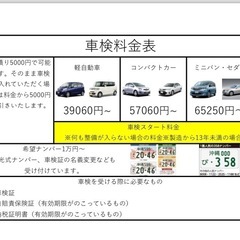 車の車検、整備、修理、カーオーディオ取り付け依頼受け付けて…