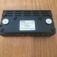 中古：Logitec 5ポート100BASE-TX スイッチングハブ・LAN-SW05/PCBの画像