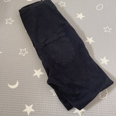 マタニティデニムブラックLsize