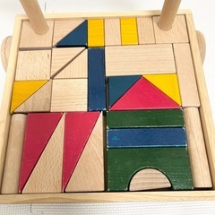 KAWAIの手押し車、積み木の画像