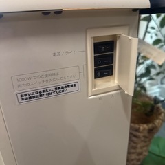 暖炉型ファンヒーター　ニトリの画像