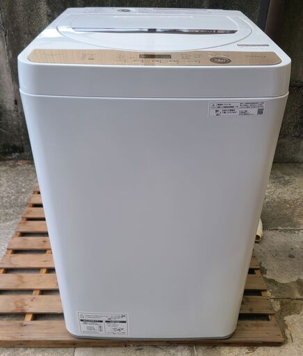 SHARP｜ES-GE6E-T 6.0kg洗濯機 買取しました。 | リサイクル