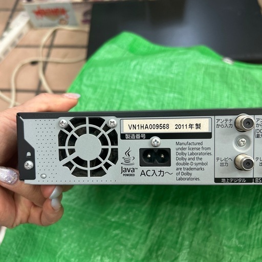 Panasonic ブルーレイ DIGA DMR-BWT510 動作確認初期化済