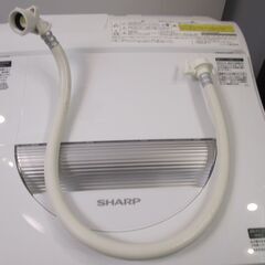 シャープ5,5k洗濯乾燥機ES-T5E8-KW 2021年式 (BAKAYASU) 広島の