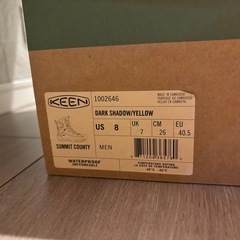 新品 KEEN SUMMIT COUNTY 26cm
の画像