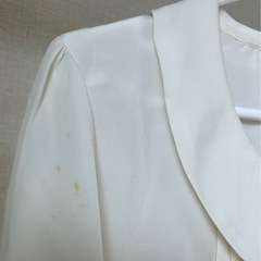 値下‼️《未使用》訳あり 丸襟ブラウス Ｌ 税込¥1900品 の画像