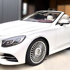 希少左H 　S560カブリオレ後期　白系内装