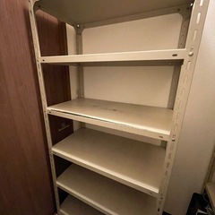 スチールラック（アイボリー）無料で差し上げます