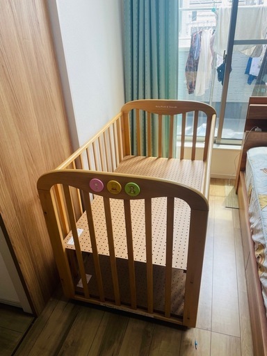 カトージ KATOJI 木製 ベビーベッド