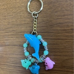キーホルダー　イルカ
