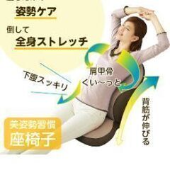 【美品・定価１万円を1000円にて】勝野式 美姿勢週間 MDP 座椅子の画像