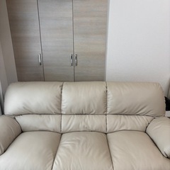 3人用ソファ ニトリNシールド (ちゃみ) 不動前のソファ《3人掛け