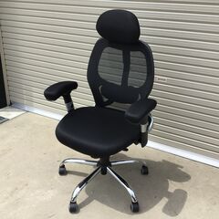 301 オフィスチェア デスクチェア 肘掛け付き メッシュクッシ...