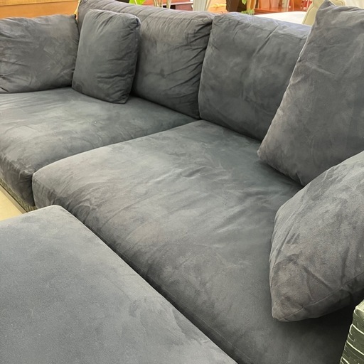 タイ アジアン家具 パフォーマックス 3人掛けソファー オットマン付き