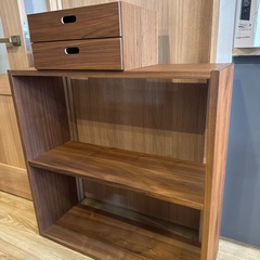 無印良品　スタッキングシェルフと引き出し　の画像