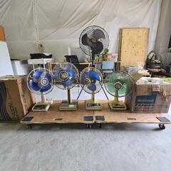 レトロ扇風機7台 内 鉄羽1台 内 箱入り2台 動作未確認 ジャ...