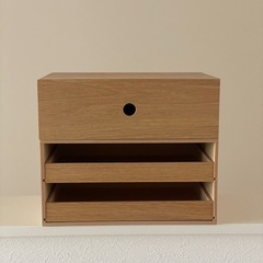 【無印良品】木製小物入れ 引き出し 3段