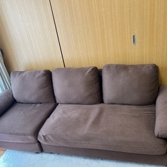 ニトリ　ブラウンソファー