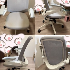 【出品】イトーキ オフィスチェア（ノートチェア）ライトグレー／美品