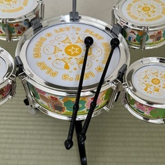 子供用ドラム　バチあり　ほぼ未使用の画像