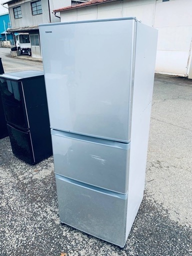 ♦️TOSHIBA ノンフロン冷凍冷蔵庫【2020年製】GR-S33S（S）