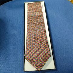 ランバン　ネクタイ　箱入り　フランス　シルク【中古】