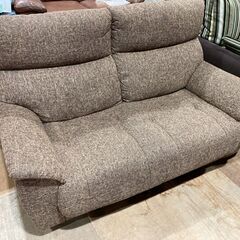 【愛品館 市原店】ファブリック2人掛けソファ