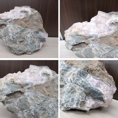 鑑賞石 詳細不明 水晶？ アメジスト？ ジオード？ 重量 約8kg