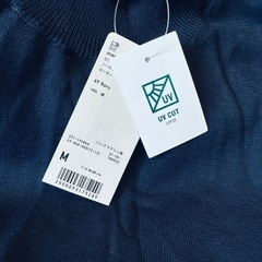 新品未使用！UNIQLOユニクロUVカットノースリーブセータ紫外線カット日焼け防止ゴルフも出勤にも！の画像