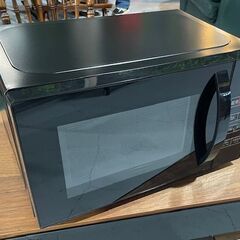 A25【高年式】Haier ハイアール電子レンジ KS-MW23T17 2024年 ターンテーブル 左開き ブラック ヘルツフリー 単機能レンジ シンプル