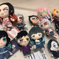 鬼滅の刃ぬいぐるみセットの画像