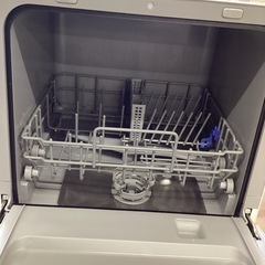 美原店 アイリスオーヤマ 食器洗い乾燥機 ISHT-5000-W 2021年製 IRIS OHYAMA 給水タンク仕様 工事不要 食洗機 食器乾燥機 の画像