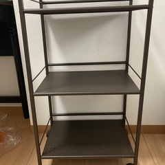 キッチンラック　スチール　ブラウン