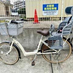 ブリジストン アンジェリーノ 子供乗せ 中古 自転車の画像