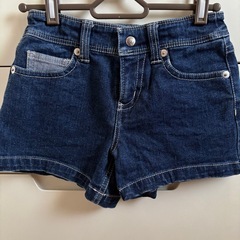 【150】RONIデニムショートパンツ刺繍の画像