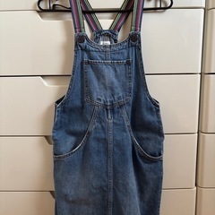 【130】GAP デニムスカート　ジャンスカ　レインボー
