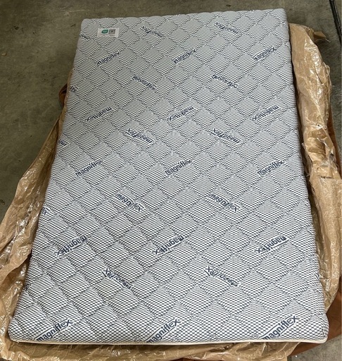 89a 【未使用品・開封品】マニフレックス イタリアンフトンII 敷き布団  セミダブル ブルー  ふっくら & 硬め y042501