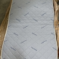 89a 【未使用品・開封品】マニフレックス イタリアンフトンII 敷き布団  セミダブル ブルー  ふっくら & 硬め y042501aの画像