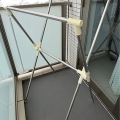 【あげます】折りたたみ室内物干し