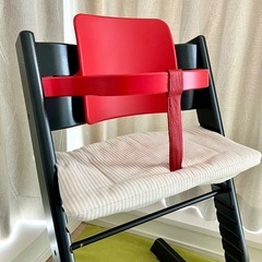 美品】STOKKE TRIPP TRAPP フルセット Baby Set ブラック 黒 赤