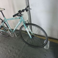 E249　★　37800円★整備済み スポーツ中古自転車 ビアンキ　ROMA2　チェレステ　46ｃｍ【クロスバイク】の画像