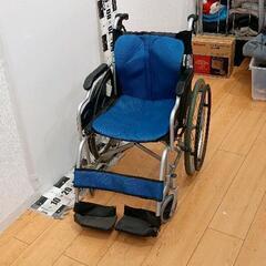 0425-149 自走式 アルミ製 折りたたみ 車椅子
