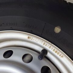 スズキエブリィ 12インチ夏タイヤ&鉄ホイールセットの画像
